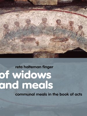 cover image of Of Widows and Meals